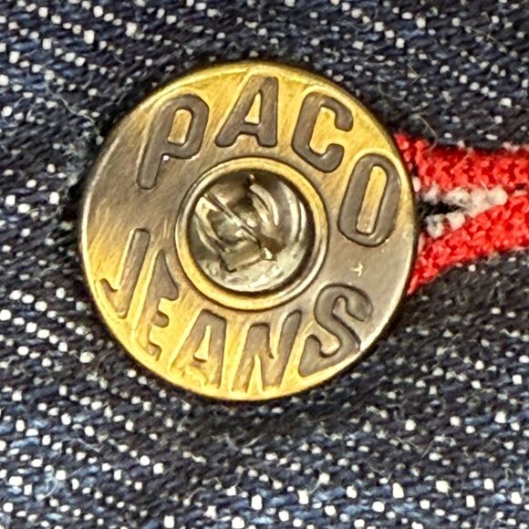 Vintage Paco Jeans Baggy Y2K  Denim Pants Embroidered Graphic Streetwear 38"x 33 - Picture 6 of 12